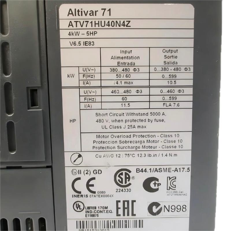 Schneider ATV71HU40N4Z Variable-Speed Drive