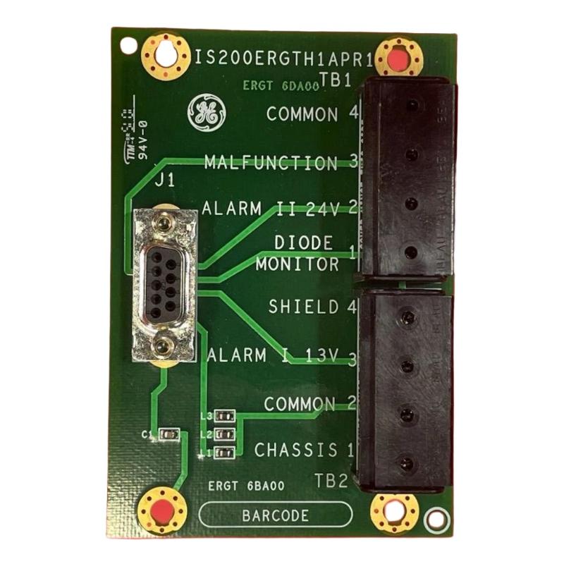 GE IS200ERGTH1A Ground Detector Terminal Board