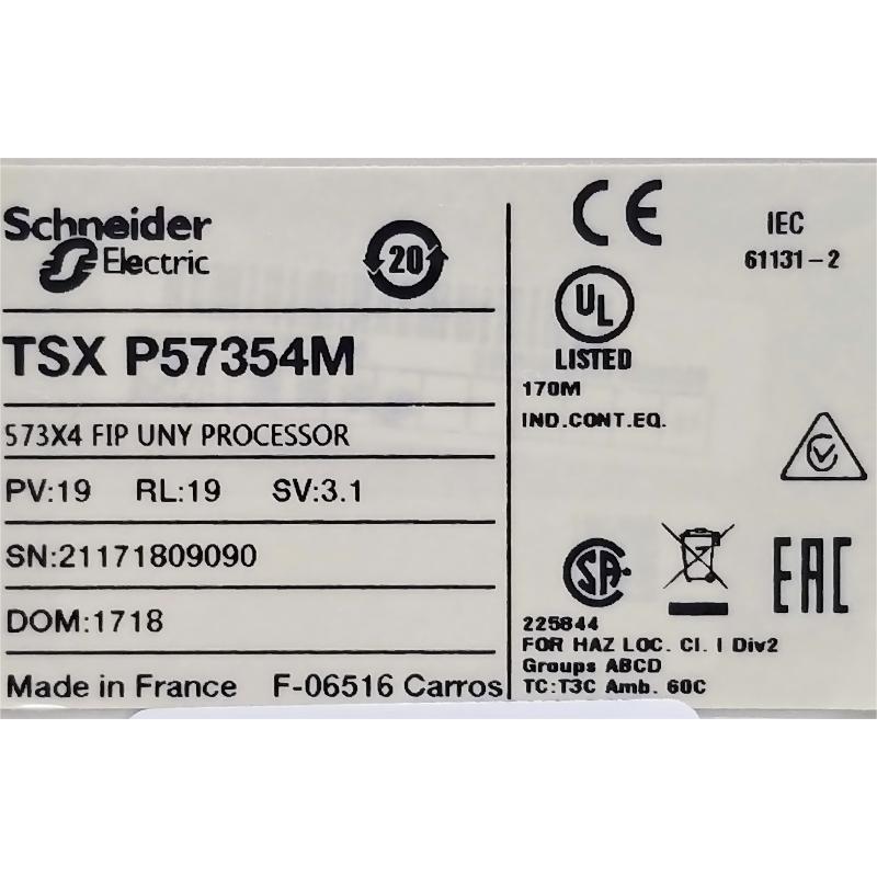 Schneider TSXP57354M Unity Processor