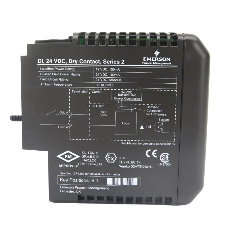 Emerson VE4033S2 Redundant Standard I/O Termination Block