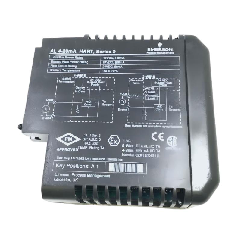 Emerson VE4033S2B1 KJ3222X1-BA1+KJ3222X1-EA1 Analog Input Module