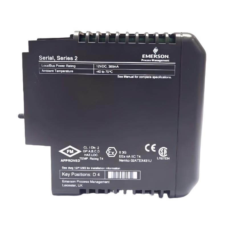 Emerson VE4036P2 KJ3241X1-BA1+KJ3241X1-EA1 Serial Interface Card