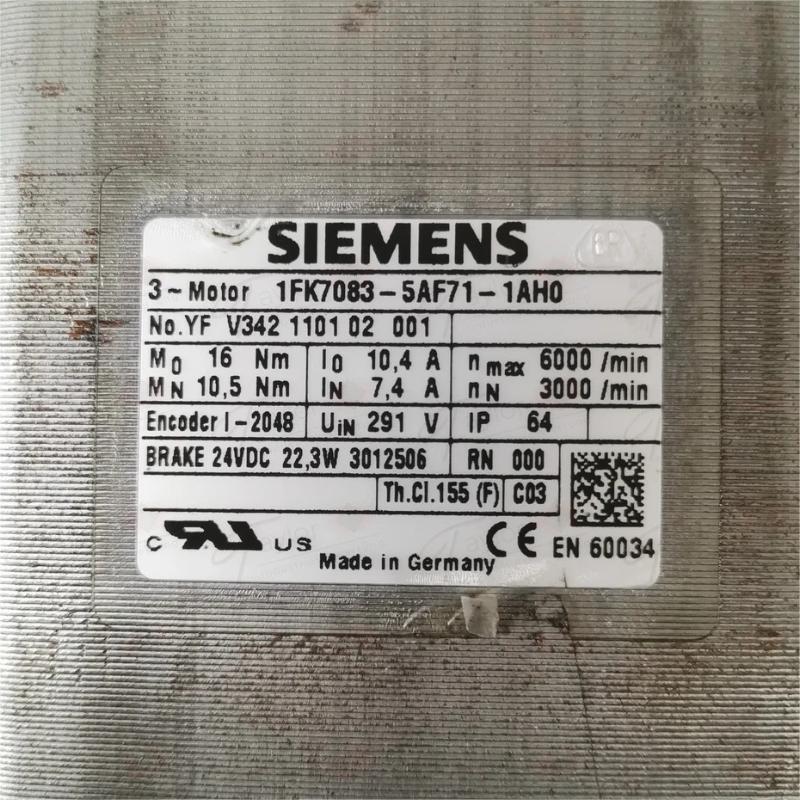 Siemens 1FK7083-5AF71-1AH0 Servo Motor
