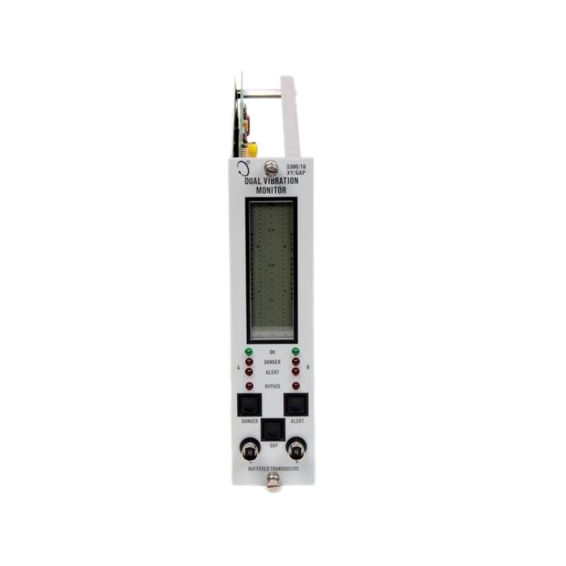 Bently Nevada 3300/16-11-01-02-00-02-00 XY/GAP Dual Vibration Monitor