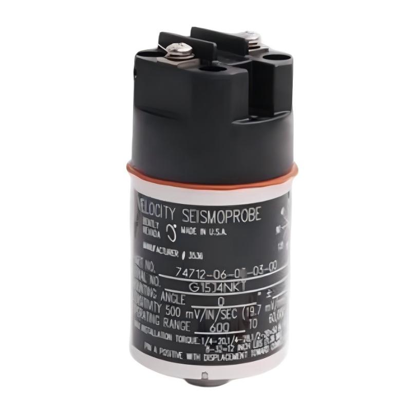 Bently Nevada 74712-06-03-03-00 Seismic Detector Velocity Sensor
