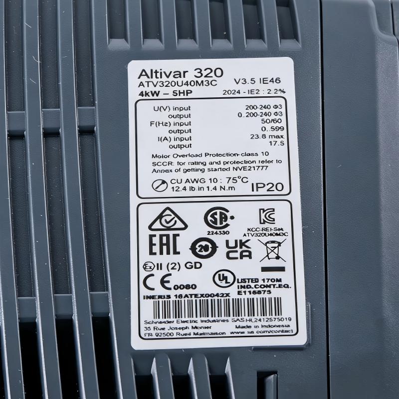 Schneider ATV320U40M3C Variable-Speed Drive