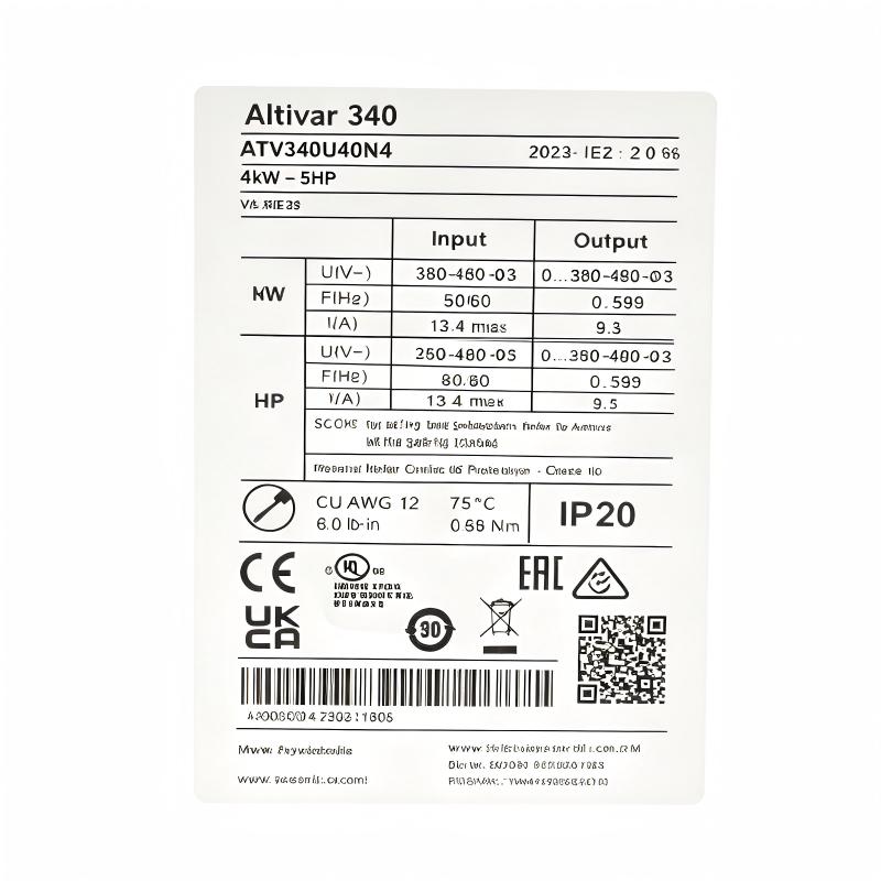 Schneider ATV340U40N4 Variable-Speed Drive