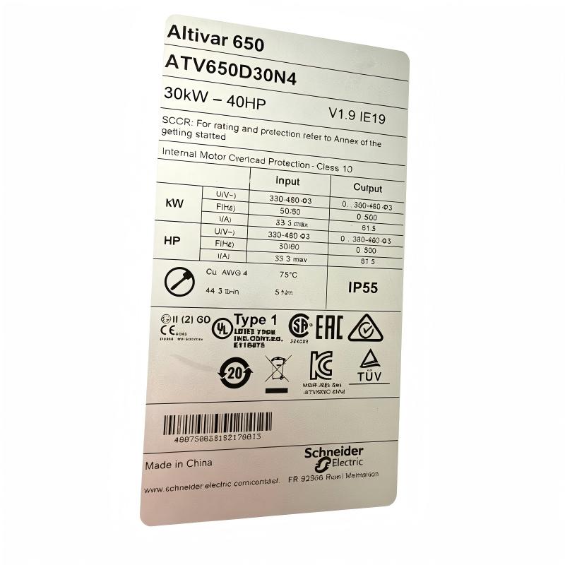 Schneider ATV650D30N4 Variable-Speed Drive