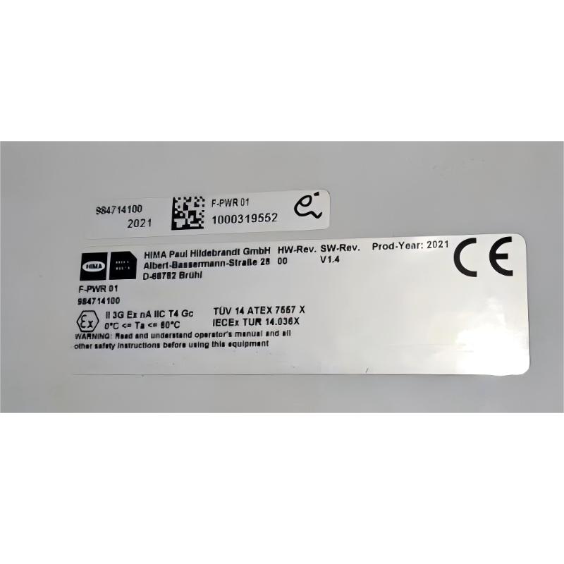 HIMA F-PWR 01 984714100 Power Supply Unit