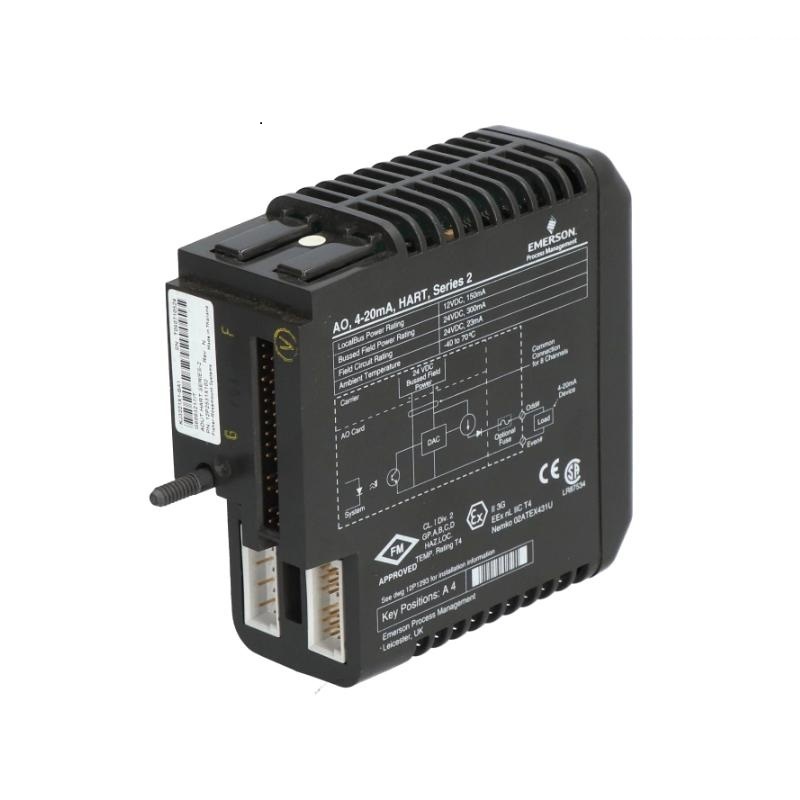 Emerson KJ3221X1-BA1 12P2531X102 8-Channel Analog Output Module – DeltaV Series 2