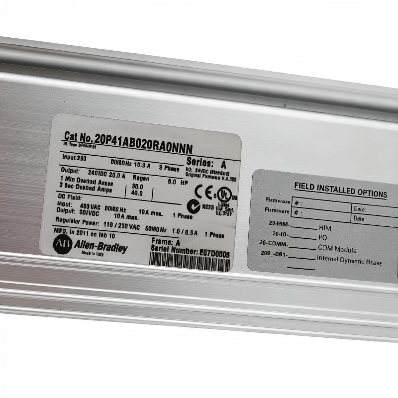 Allen Bradley 20P41AB020RA0NNN PowerFlex DC Drives