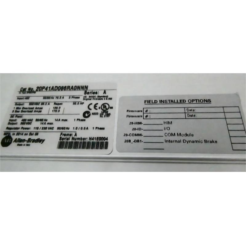 Allen Bradley 20P41AD086RA0NNN PowerFlex DC Drives
